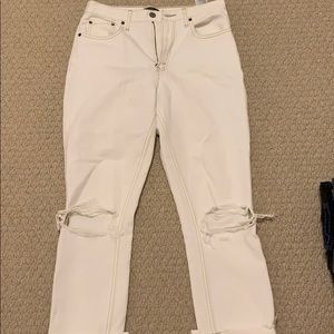 AF white ripped jeans
